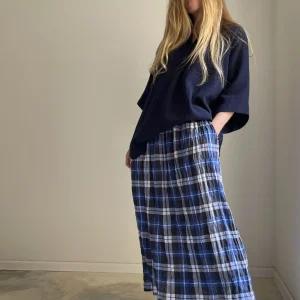 Jupe « AMBRE » à carreaux