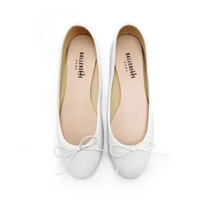 Ballerine in pelle bianche