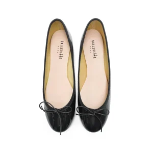 Ballerine nere in pelle vernice