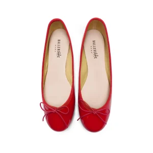 Ballerine rosse in pelle vernice