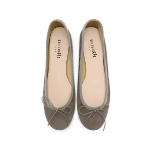Ballerine in camoscio taupe