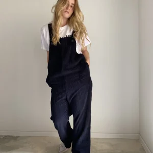 Salopette « LOUISON » bleu marine