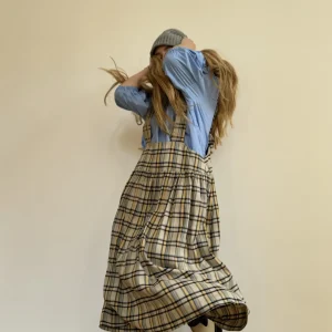 Jupe-Salopette en tartan