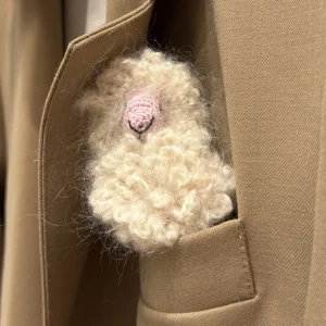 Broche mouton kid mohair