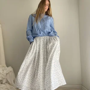 Jupe « AMBRE » coton brodé