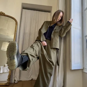 Pantalon « GASTON » gabardine kaki