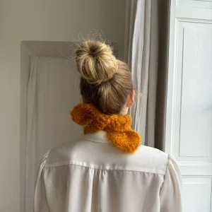 Tour de cou kid mohair citrouille