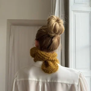 Tour de cou kid mohair cuivre