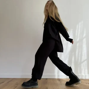 Chemisier « LUCIE » crêpe noir